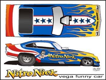 Boninfante Unveils New Nostalgia Nitro Funny Car for 2010