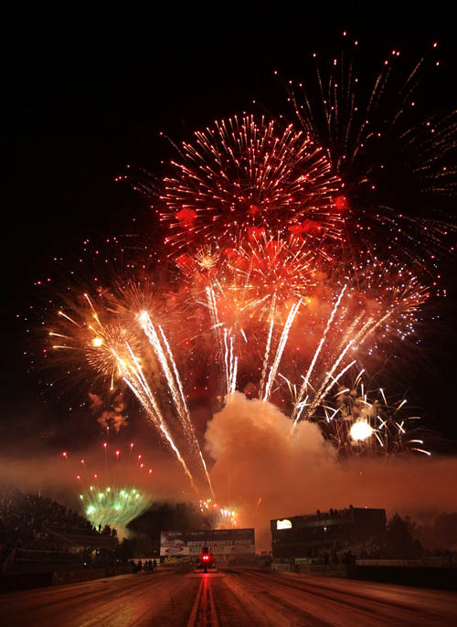 Powerful Cars and Pyrotechnics at Summit Motorsports Park in 2015