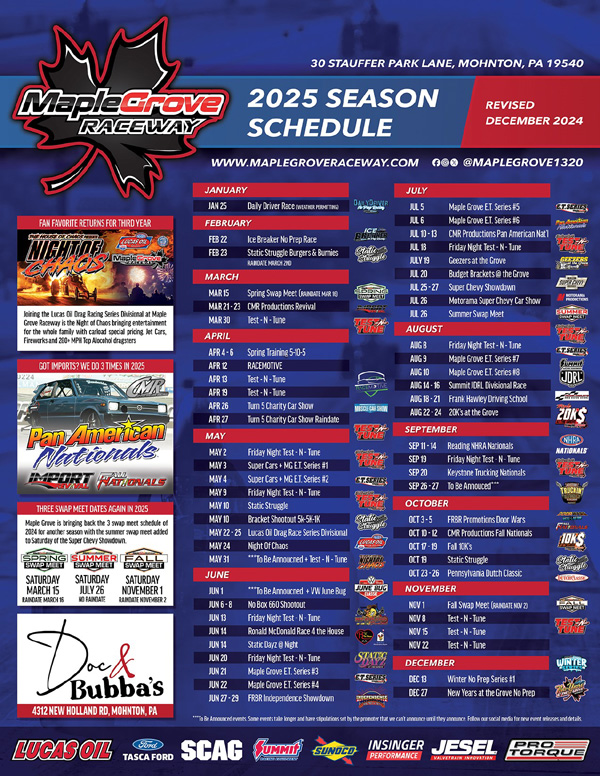 2025 Maple Grove Raceway Schedule 2025-maple-grove-raceway-schedule